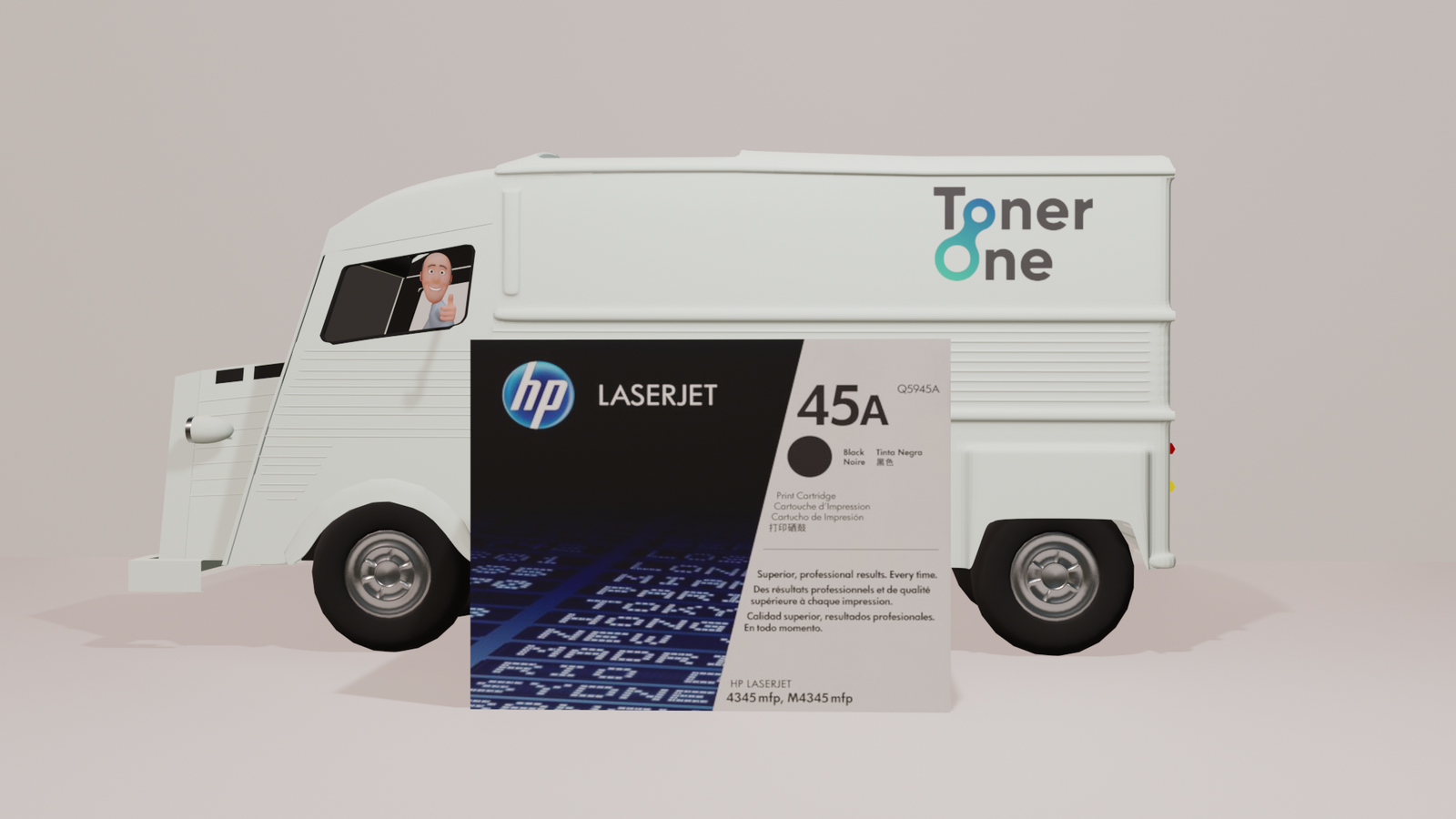 Genuine HP 45A Black Toner Cartridge - Q5945A