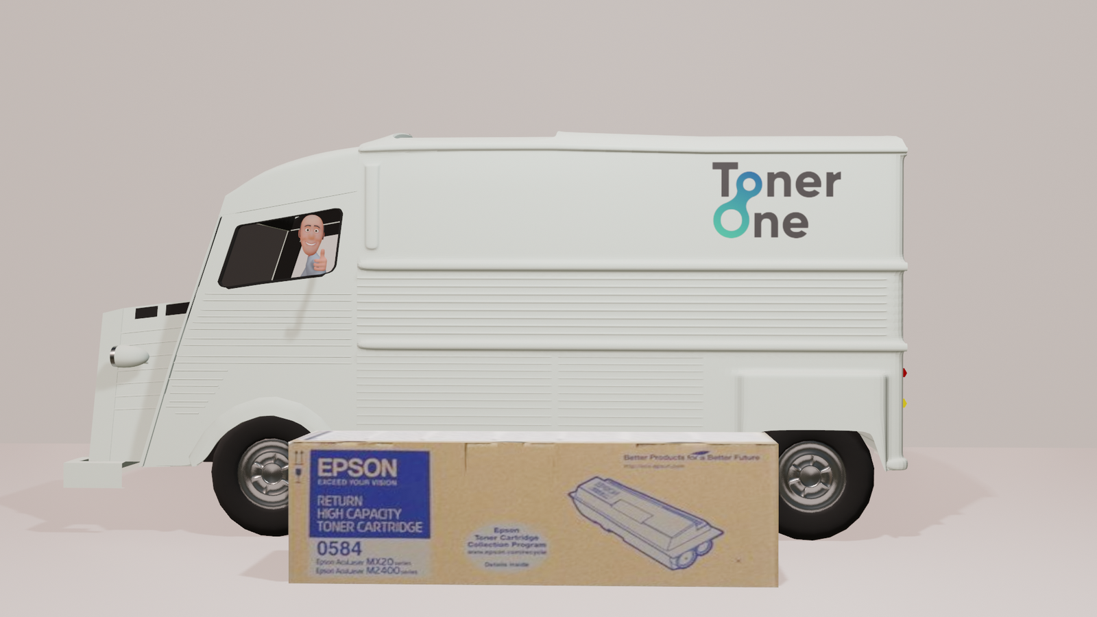 Genuine Epson S050584  High Capacity Black Toner Cartridge