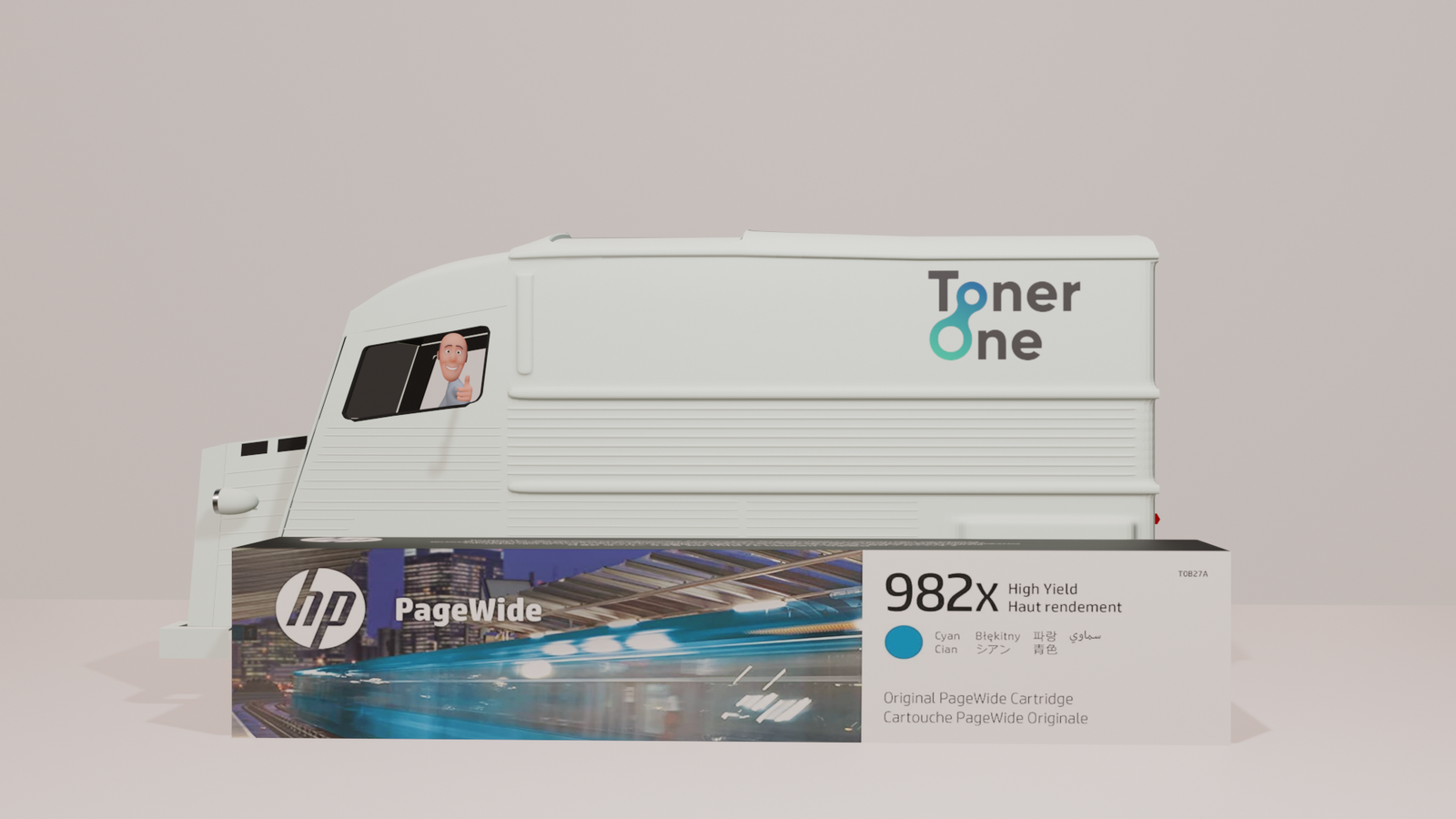 Genuine HP 982X High Capacity Cyan Ink Cartridge - T0B27A