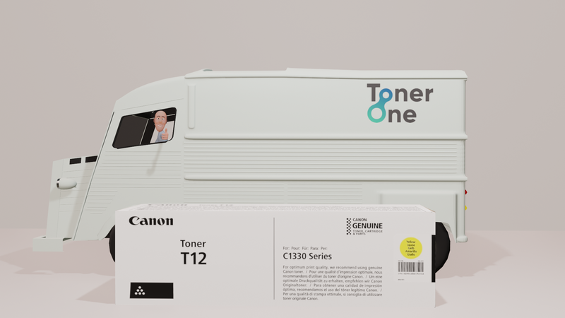 Genuine Canon T12 Yellow Toner Cartridge