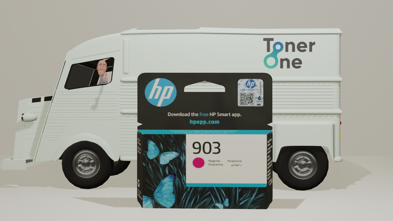 Genuine HP 903 Ink Cartridge - T6L91AE - Magenta