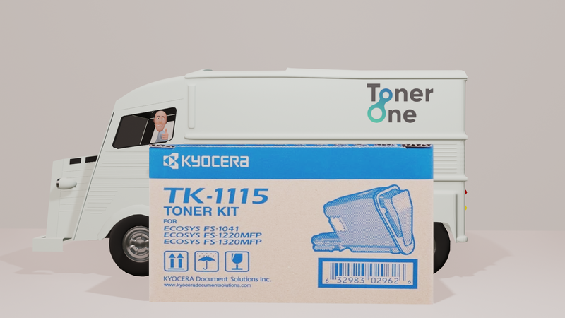 Genuine High Capacity Kyocera TK-1115 Black Toner Cartridge