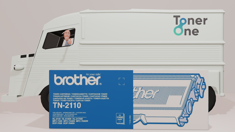 Genuine Brother TN2110 Toner Cartridge - Black