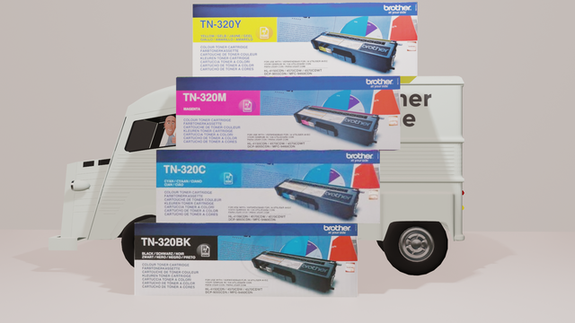 Genuine Brother TN-320C/Y/M/K Toner Cartridge - Multipack