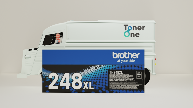 Genuine High Capacity Brother TN-248XL Toner Cartridge - Black