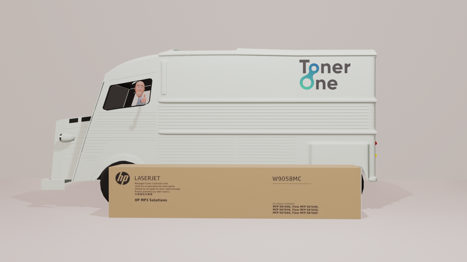 Genuine HP W9058MC Managed Waste Toner Box