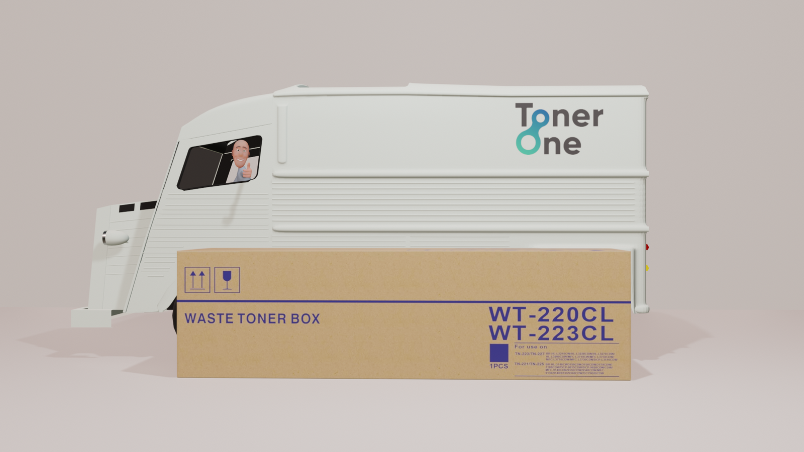 Genuine Brother WT220CL Waste Toner Box
