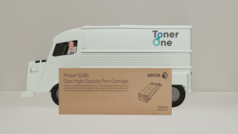 Genuine Xerox 106R01392 High Capacity Toner Cartridge - Cyan