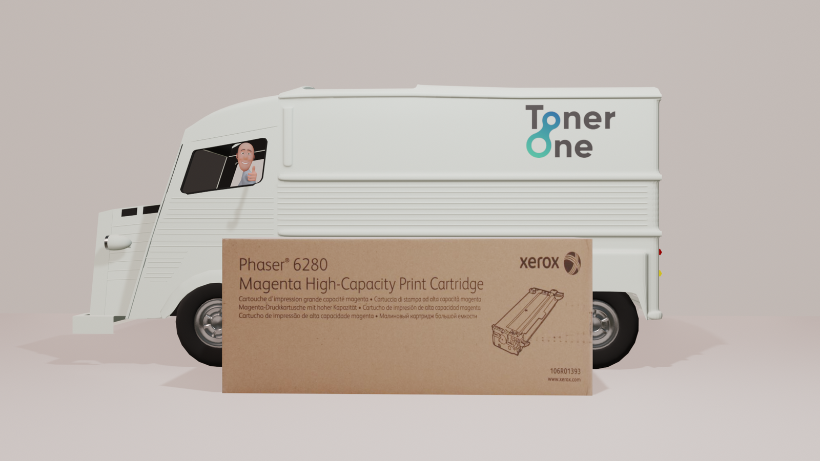 Genuine Xerox 106R01393 High Capacity Toner Cartridge - Magenta