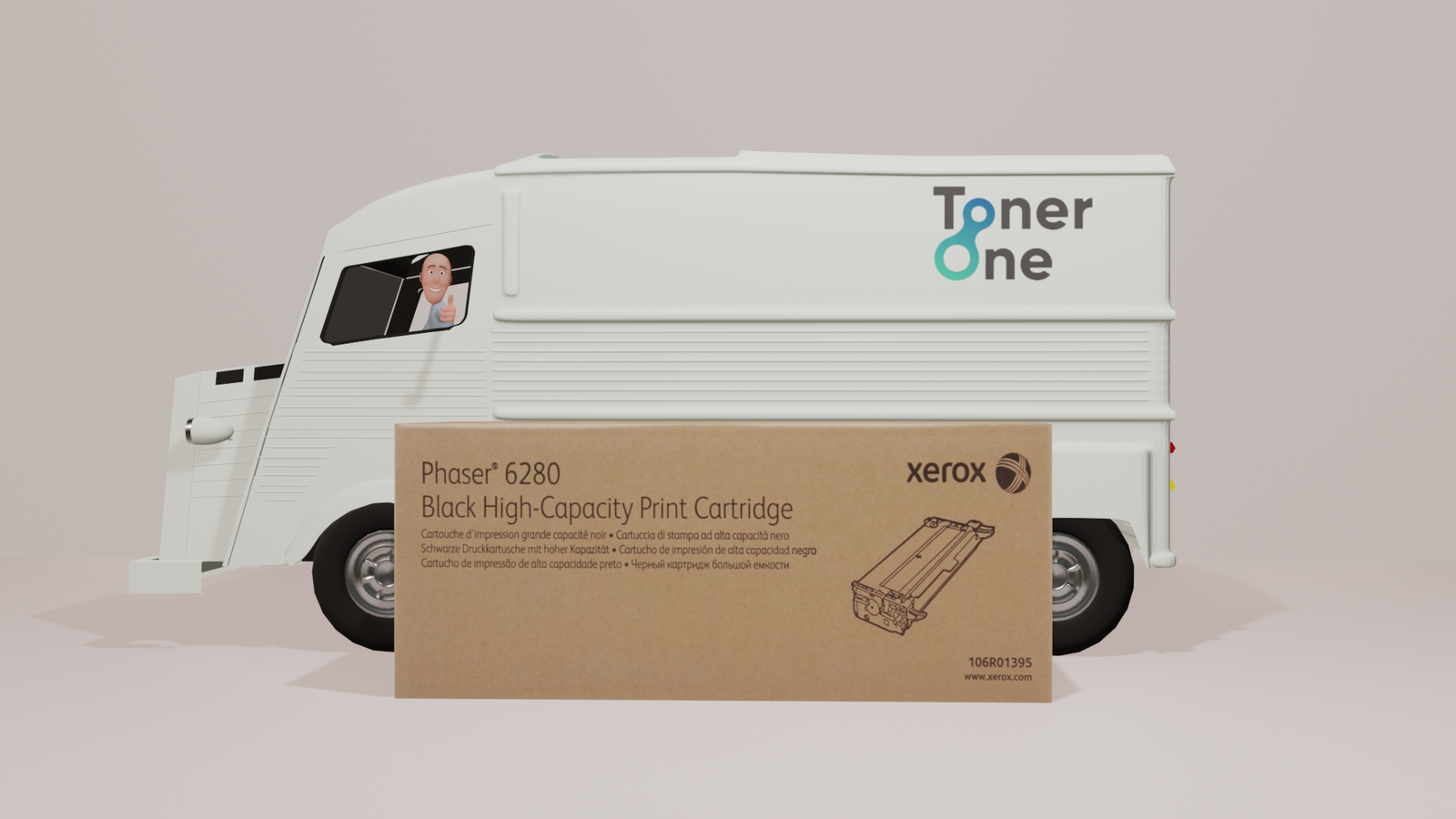 Genuine Xerox 106R01395 XXL Toner Cartridge - Black