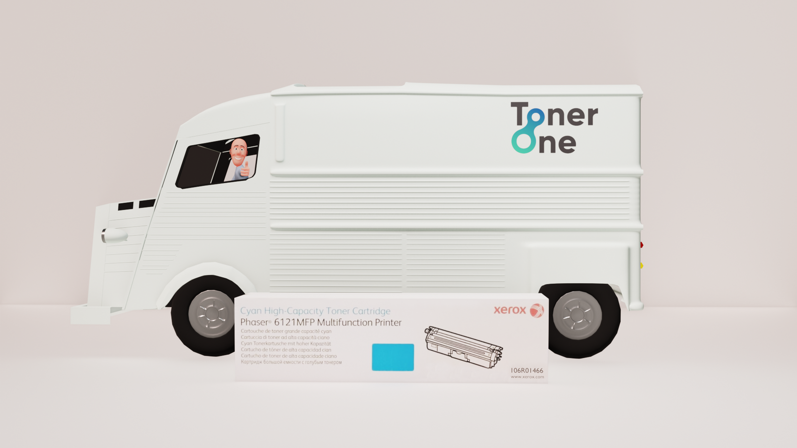 Genuine Xerox 106R01466 High Capacity Toner Cartridge - Cyan
