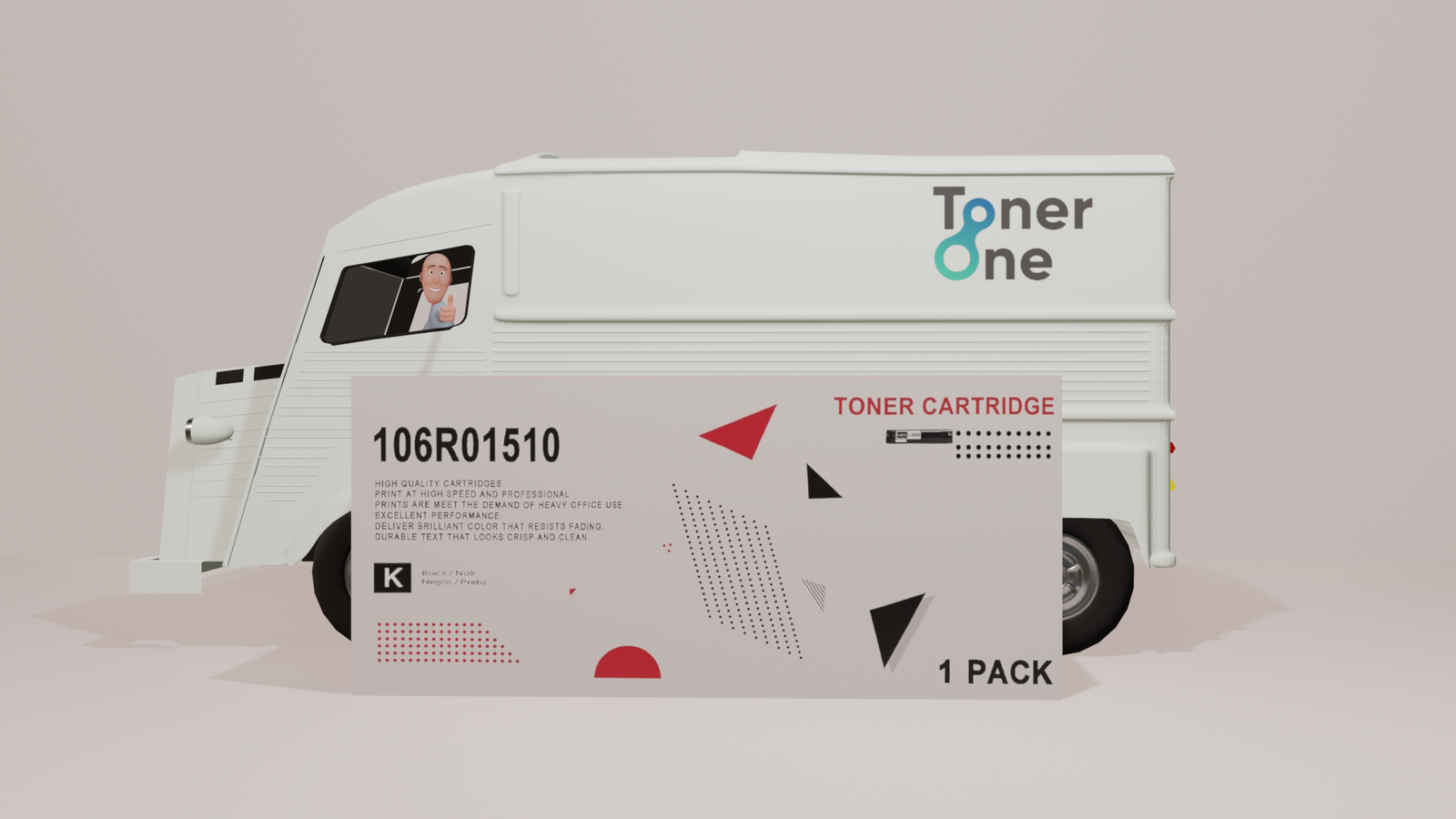 Genuine Xerox 106R01510 High Capacity Toner Cartridge - Black