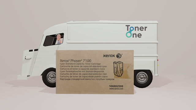 Genuine Xerox 106R02599 Standard Capacity Toner Cartridge - Cyan