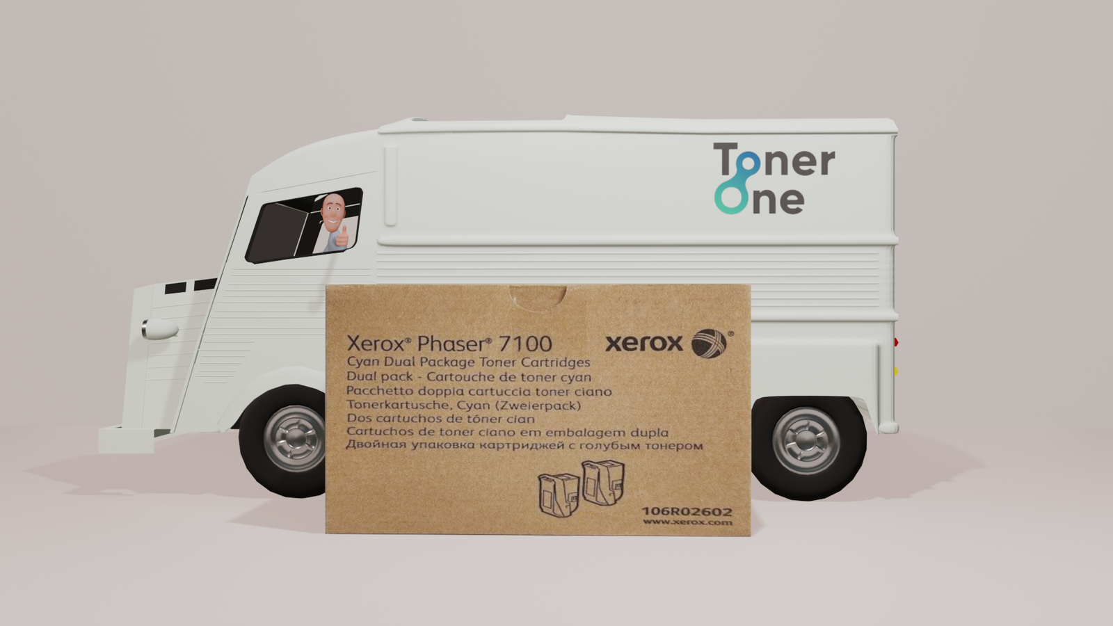 Genuine Xerox 106R02602 High Capacity Toner Cartridge - Cyan