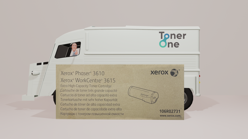 Genuine Xerox 106R02731 Extra High Capacity Toner Cartridge - Black