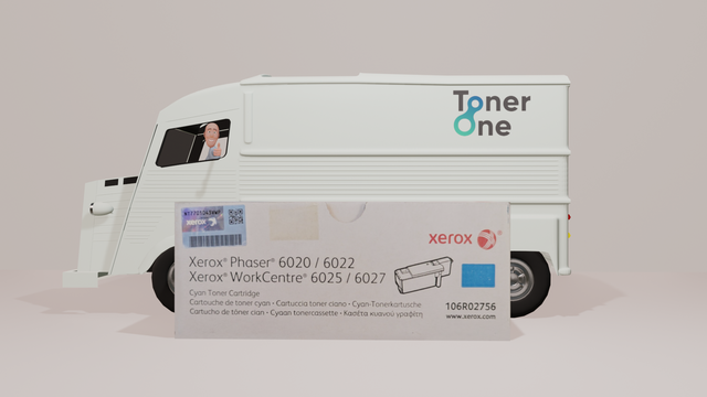 Genuine Xerox 106R02756 Standard Capacity Toner Cartridge - Cyan