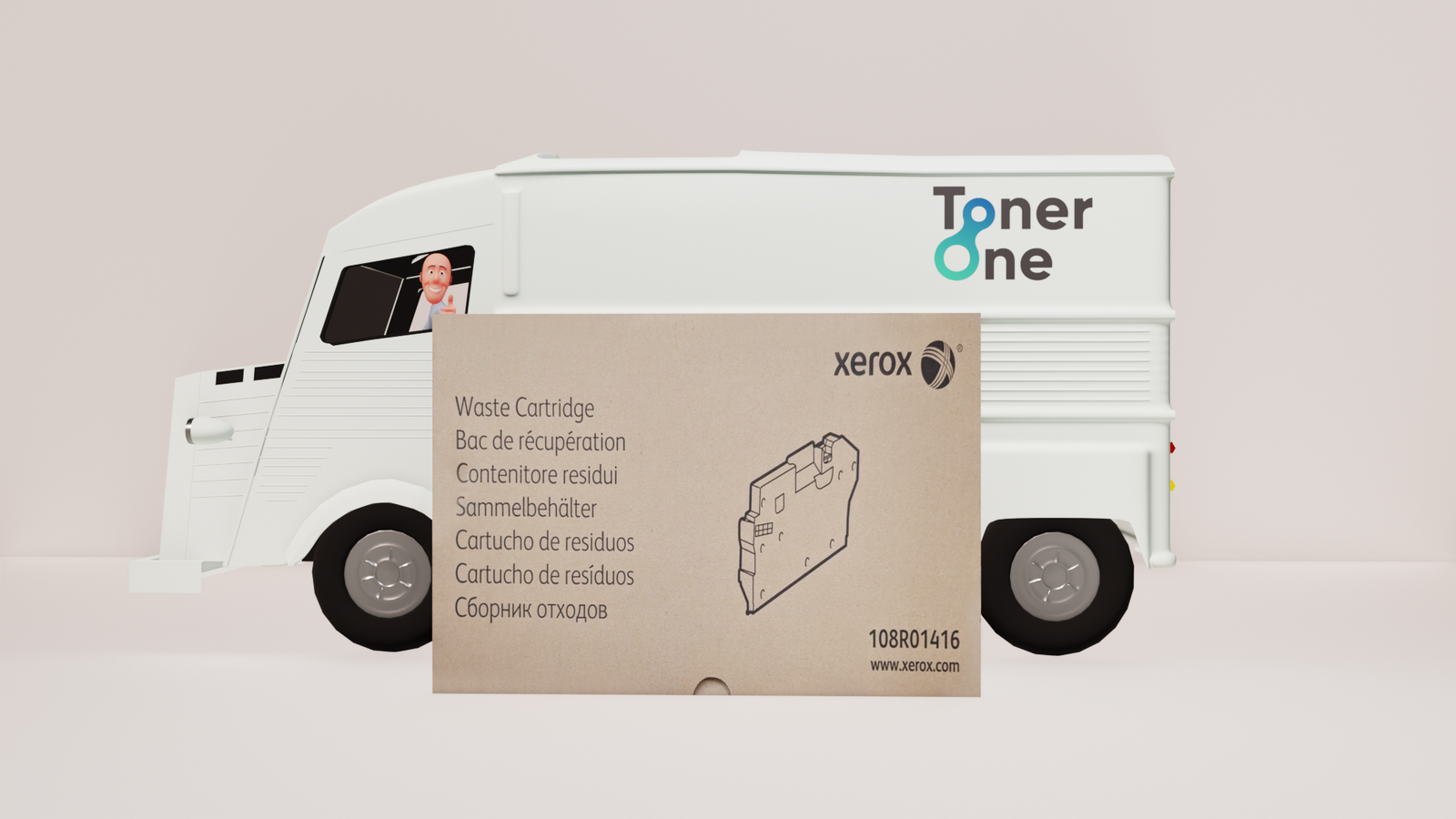 Genuine Xerox 108R01416 Waste Toner Cartridge for WorkCentre 6510 and 6515 Printers