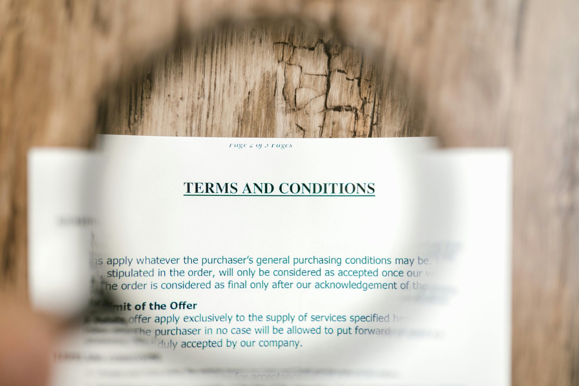Terms and