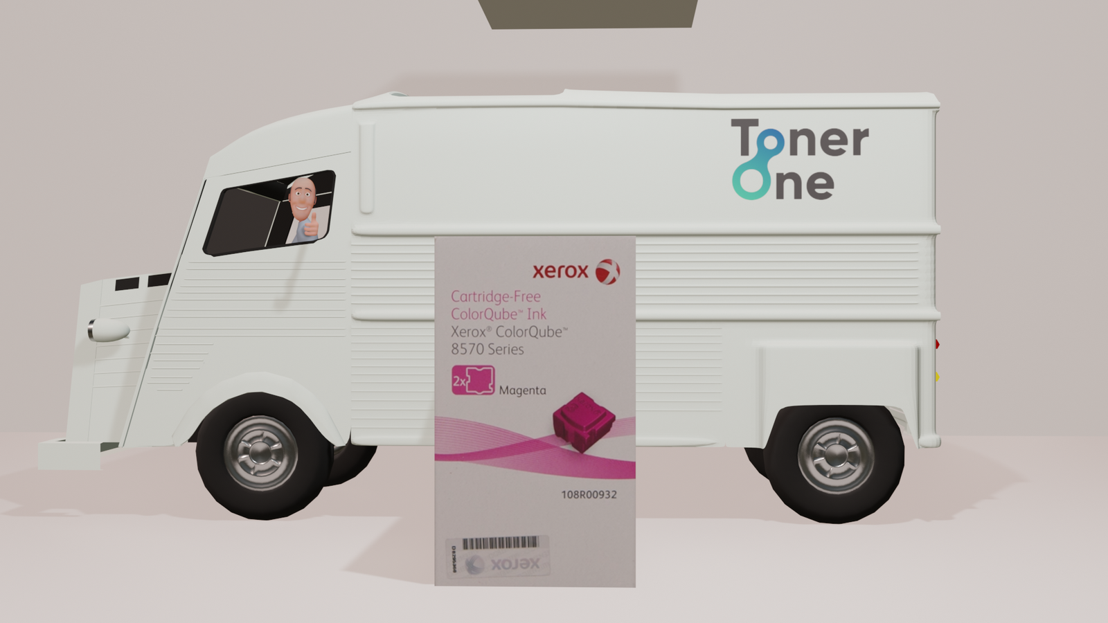 Genuine Xerox 108R00932 Twin-Pack of Solid Magenta Inks