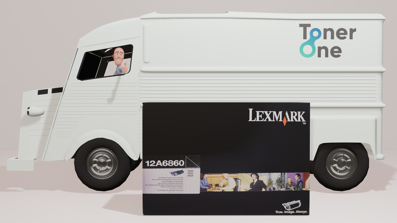 Lexmark 12A6860 Toner Cartridge - Black