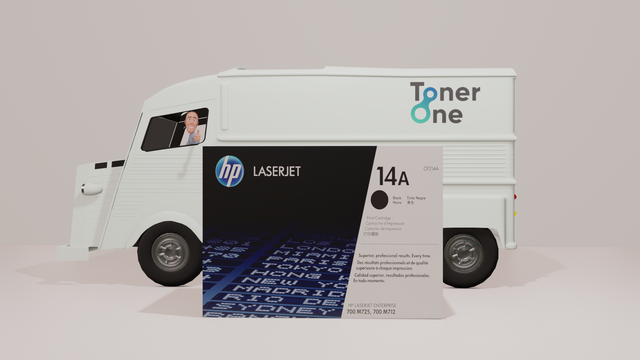 Genuine HP 14A Standard Capacity Black Toner Cartridge - CF214A