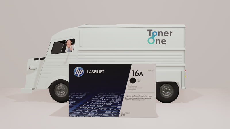 Genuine HP Q7516A 16A Black Standard Laserjet Toner Cartridge