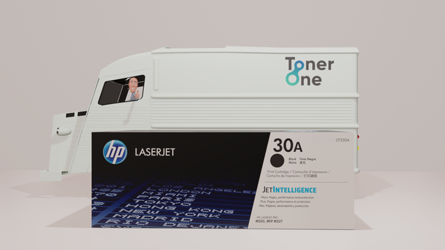 Genuine HP 30A Standard Capacity Black Toner Cartridge - CF230A