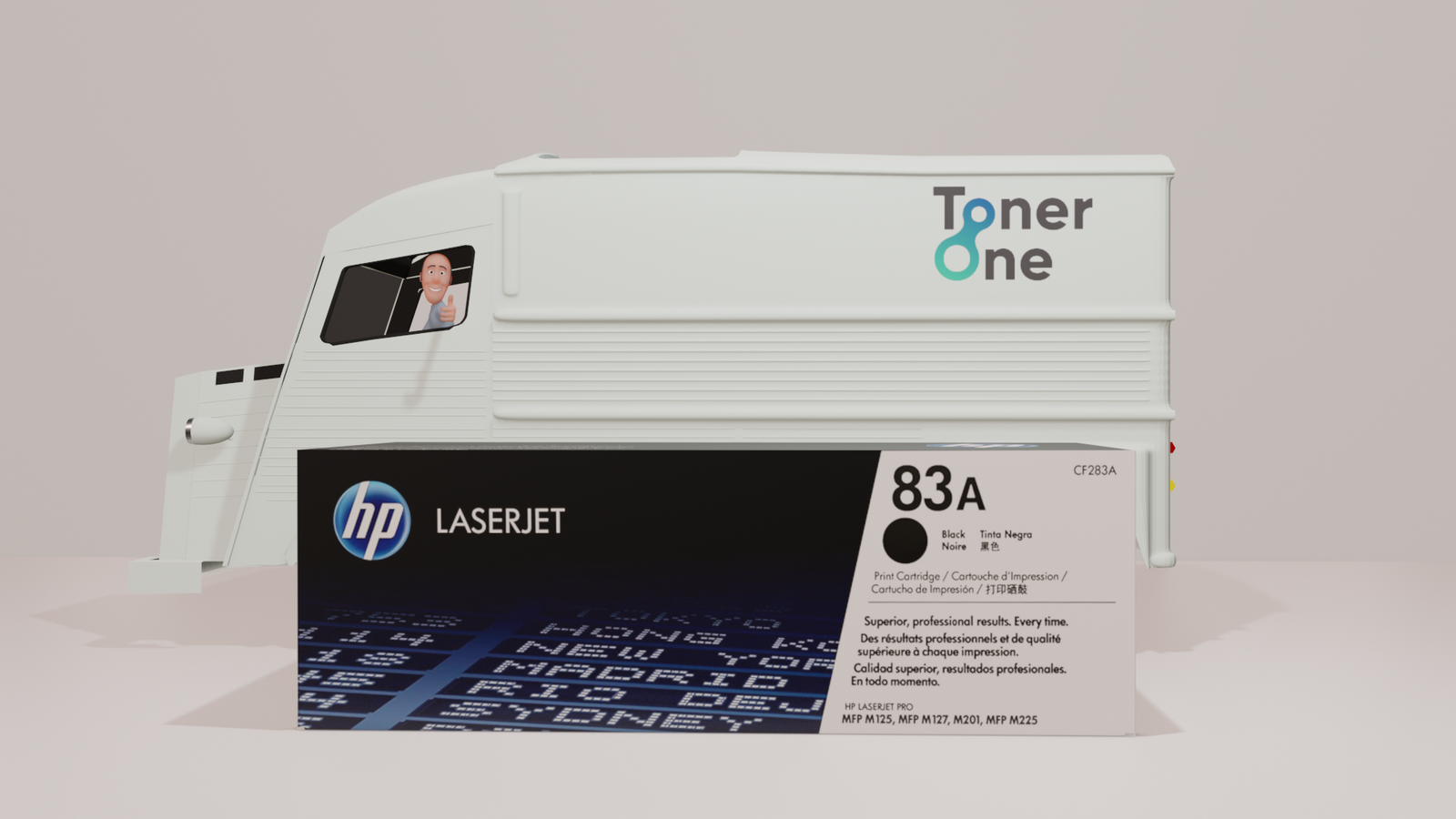 Genuine HP 83A Standard Capacity Black Toner Cartridge CF283A