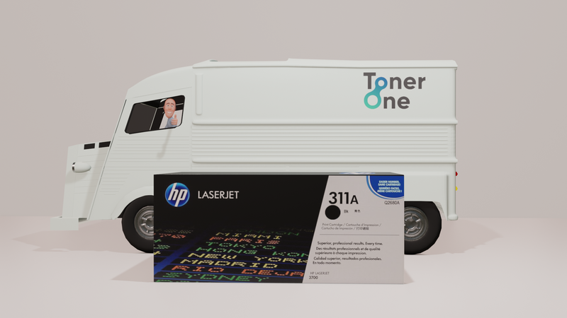 Genuine HP 311A Standard Laserjet Toner Cartridge - Q2680A - Black