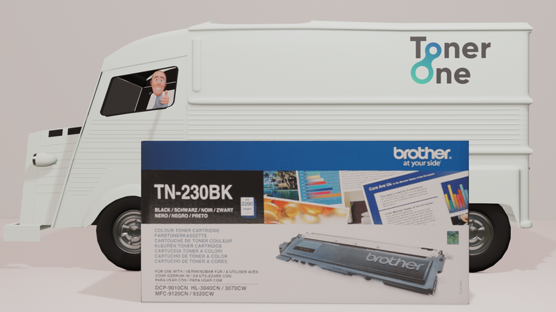 Genuine Brother TN-230BK Toner Cartridge - Black