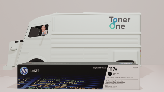 Genuine HP 117A Standard Laserjet Toner Cartridges- W2070A-Black