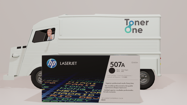 Genuine HP 507A Standard Capacity Laserjet Toner Cartridge - CE400A - Black