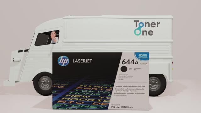 Genuine HP 644A Standard Laserjet Toner Cartridges - Q6460A - Black