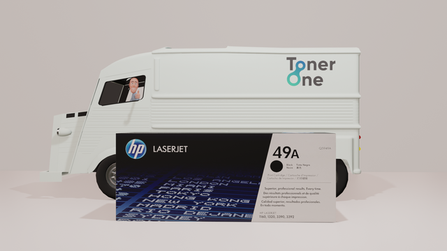 Genuine HP 49A Standard Capacity Black Toner Cartridge - Q5949A