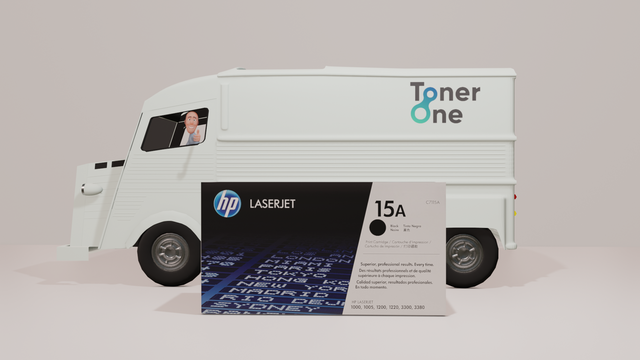 Genuine HP 15A Standard Capacity Black Toner Cartridge - C7115A