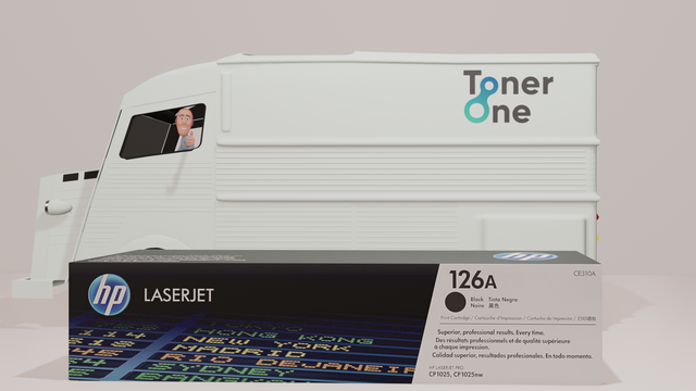 Genuine HP 126A Standard Capacity Laserjet Toner Cartridge - CE310A - Black