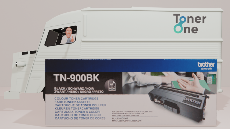 Genuine Brother TN-900BK Standard Capacity Toner Cartridge - Black
