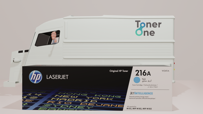 Genuine HP 216A Standard Laserjet Toner Cartridges - W2411A - Cyan