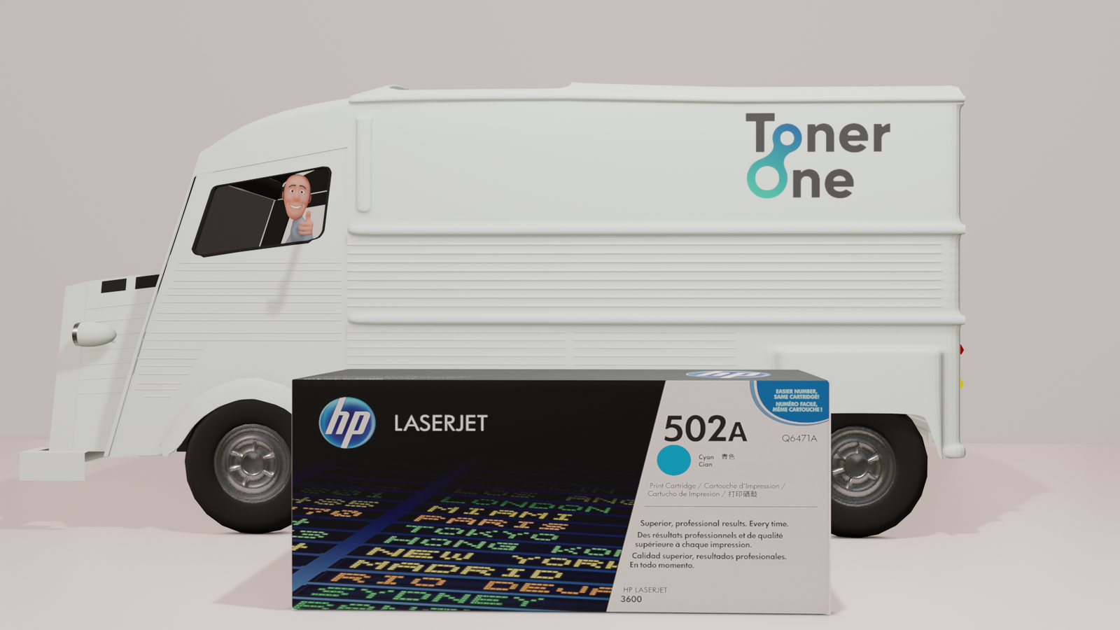 Genuine HP 502A Standard Laserjet Toner Cartridges - Q6471A - Cyan