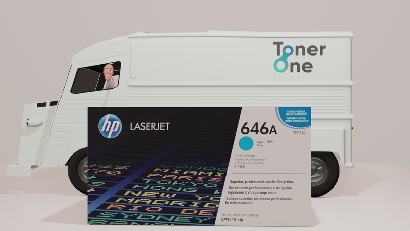 Genuine HP 646A Standard Laserjet Toner Cartridges - CF031A - Cyan