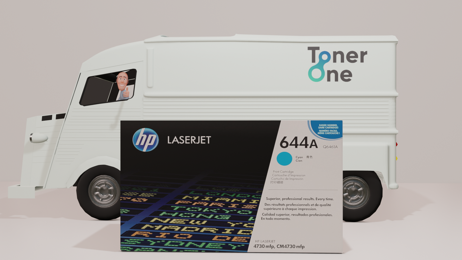 Genuine HP 644A Standard Laserjet Toner Cartridges - Q6461A - Cyan
