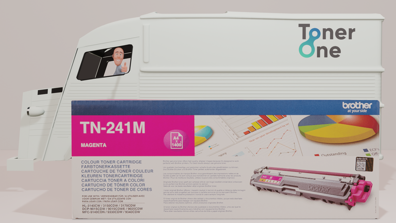 Genuine Brother TN-241M Standard Capacity Toner Cartridge - Magenta
