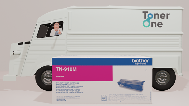 Genuine Extra High Capacity Brother TN-910M Toner Cartridge - Magenta