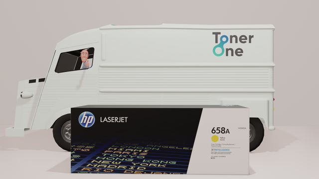 Genuine HP 658A Standard Laserjet Toner Cartridge - W2002A - Yellow