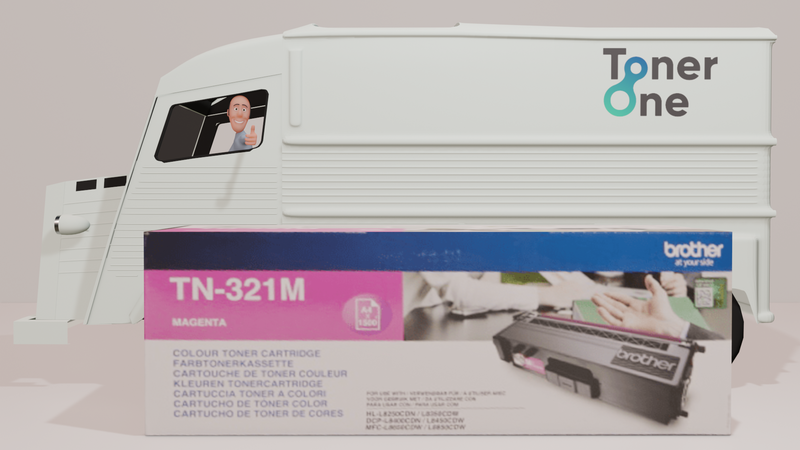 Genuine Brother TN-321M Toner Cartridge - Magenta