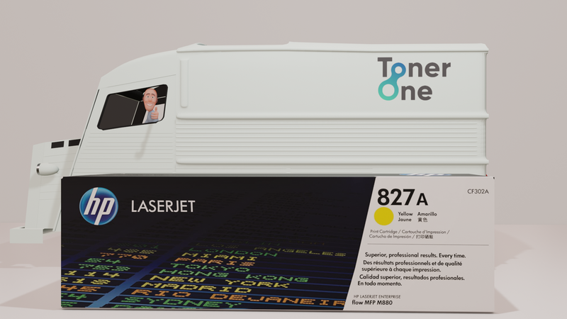 Genuine HP 827A Standard Laserjet Toner Cartridge - CF302A - Yellow