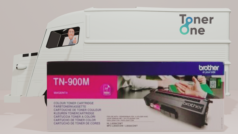 Genuine Brother TN-900M Standard Capacity Toner Cartridge - Magenta