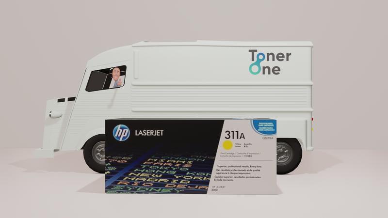 Genuine HP 311A Standard Laserjet Toner Cartridge - Q2682A - Yellow