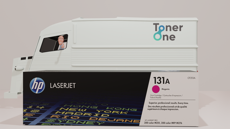Genuine HP 131A Standard Capacity  Laserjet Toner Cartridges - CF213A-Magenta