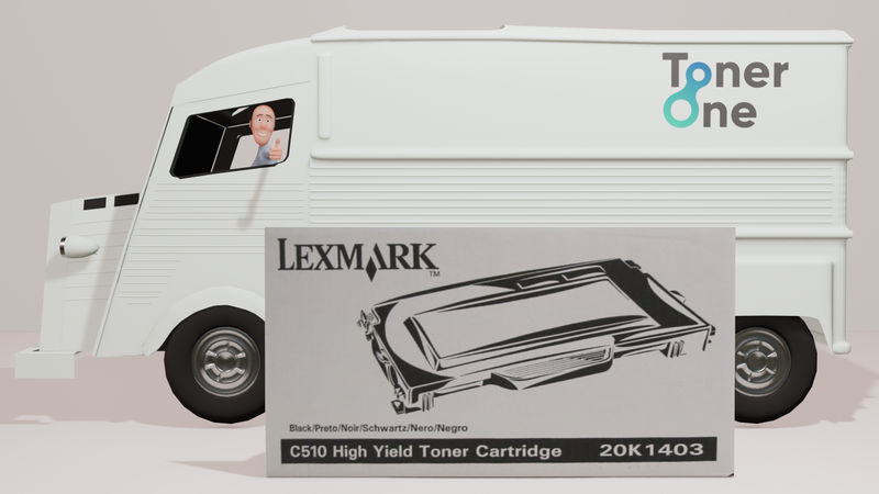 High Capacity Lexmark 20K1403 Toner - Black